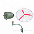 Metal Industrial electric Wall Mounted Blade Fan